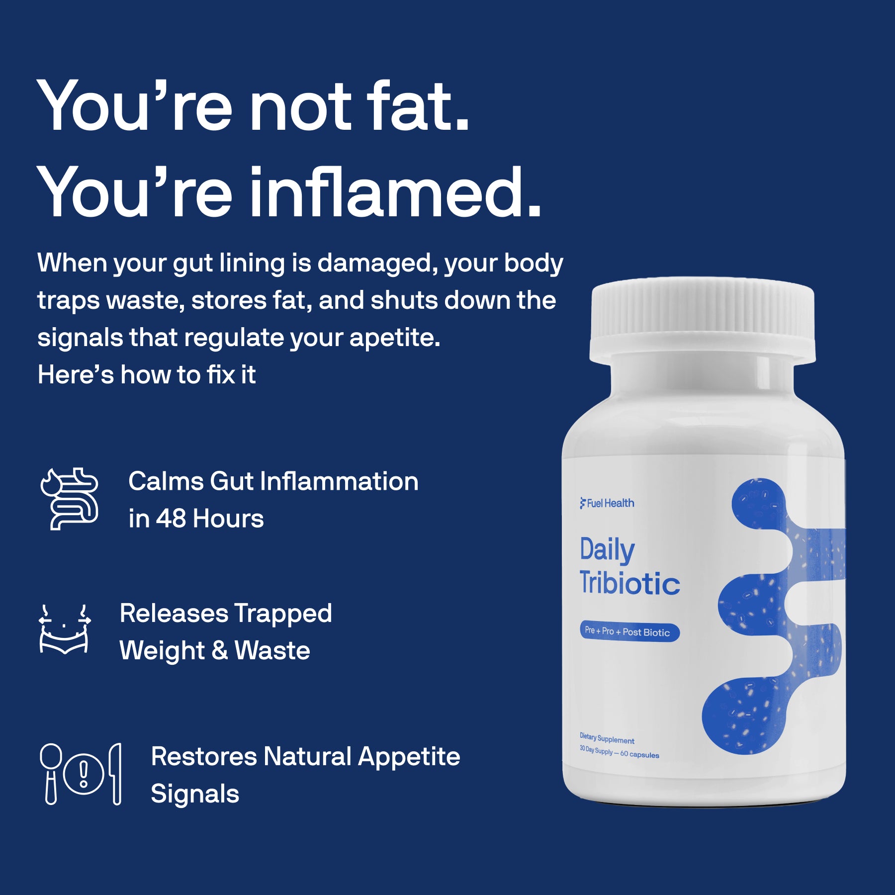 Daily Tribiotic (Pre+Pro+Postbiotic)