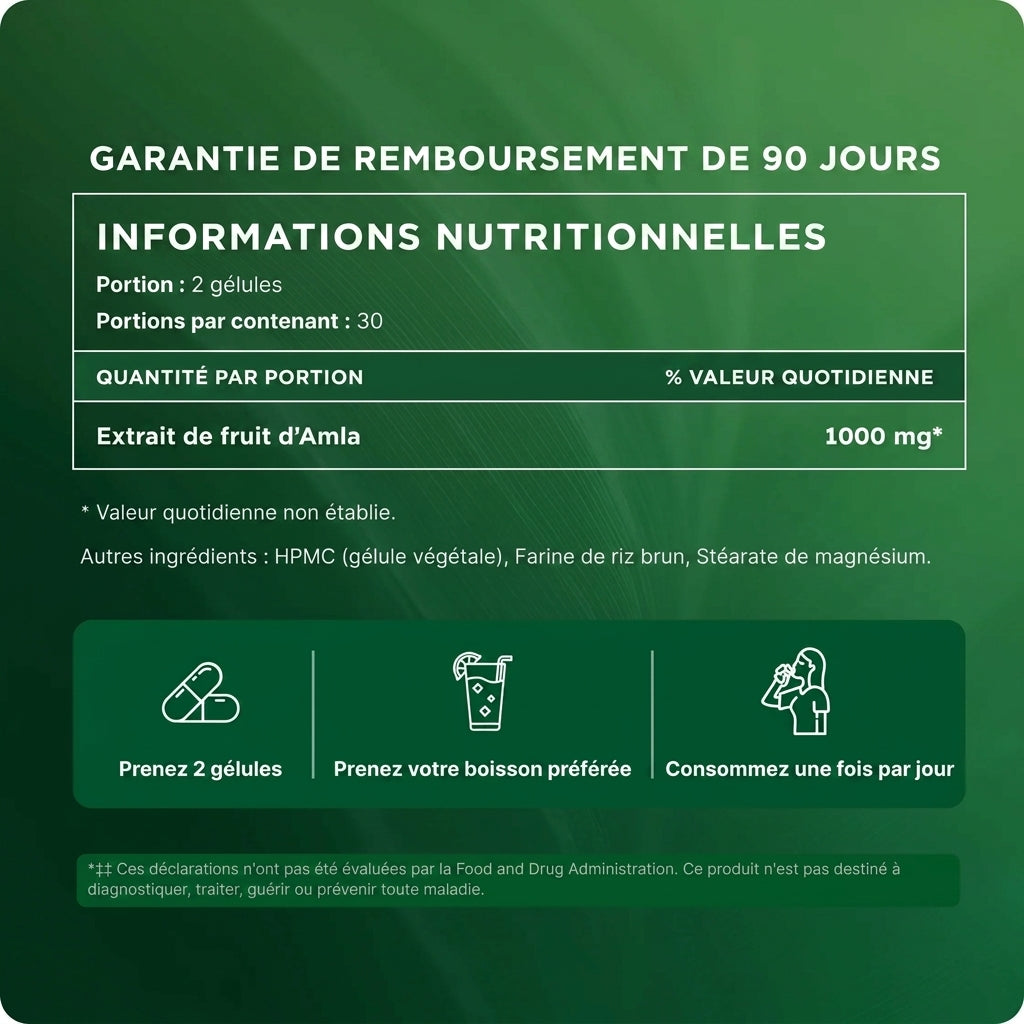 Gélules superfruit d'Amla