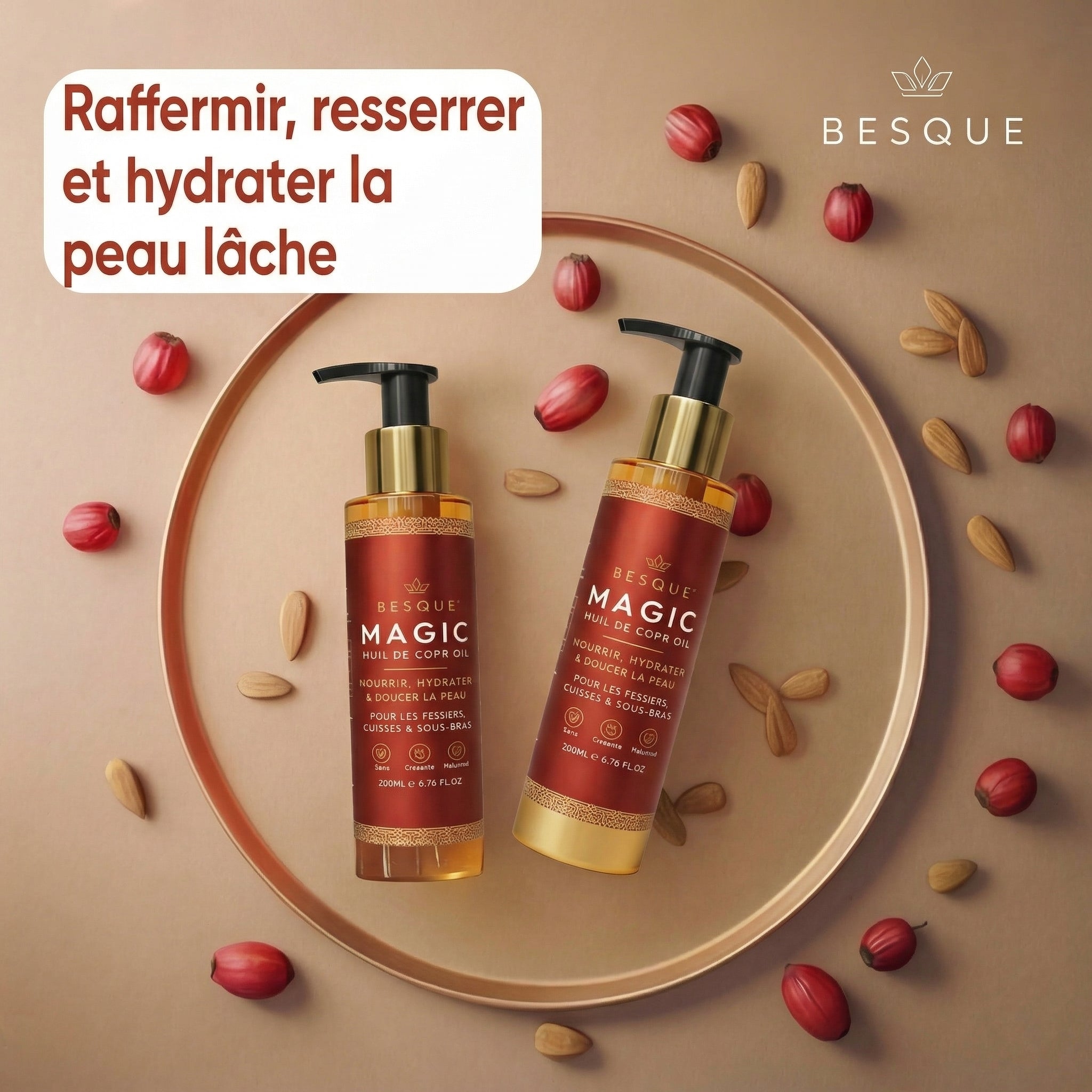 Huile corporelle Besque® Magic XL - 200 ml
