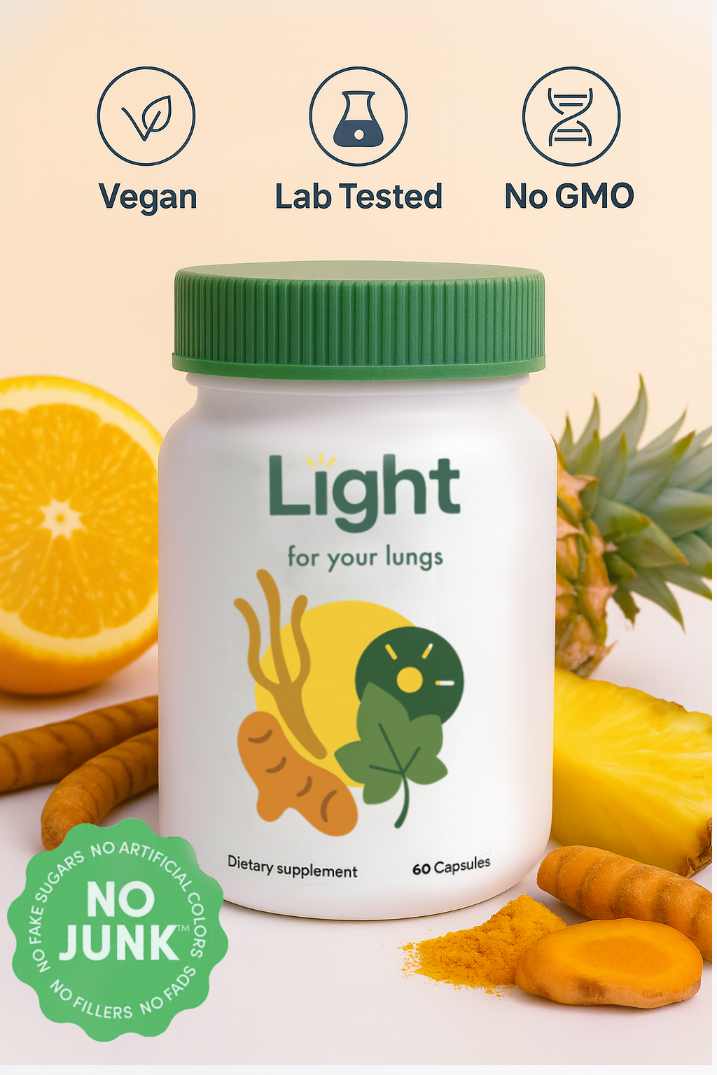 Light - For Your Lungs - 30 Day Supply