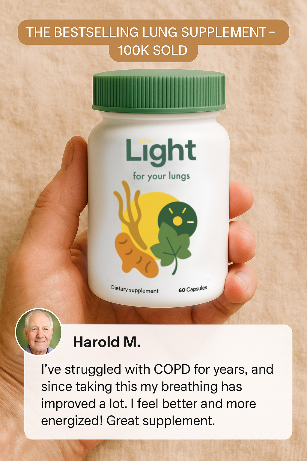 Light - For Your Lungs - 30 Day Supply