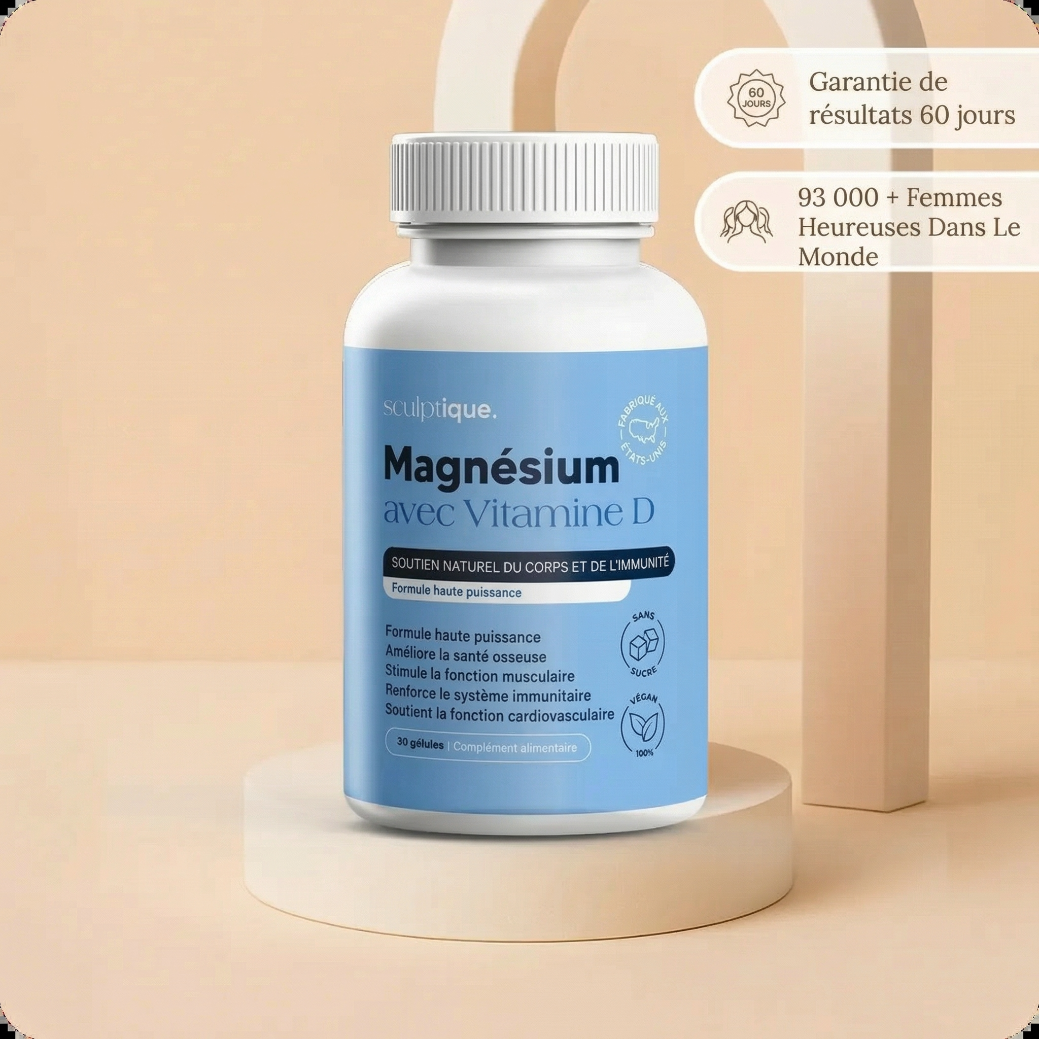 Magnesium + Vitamin D - Pack 3