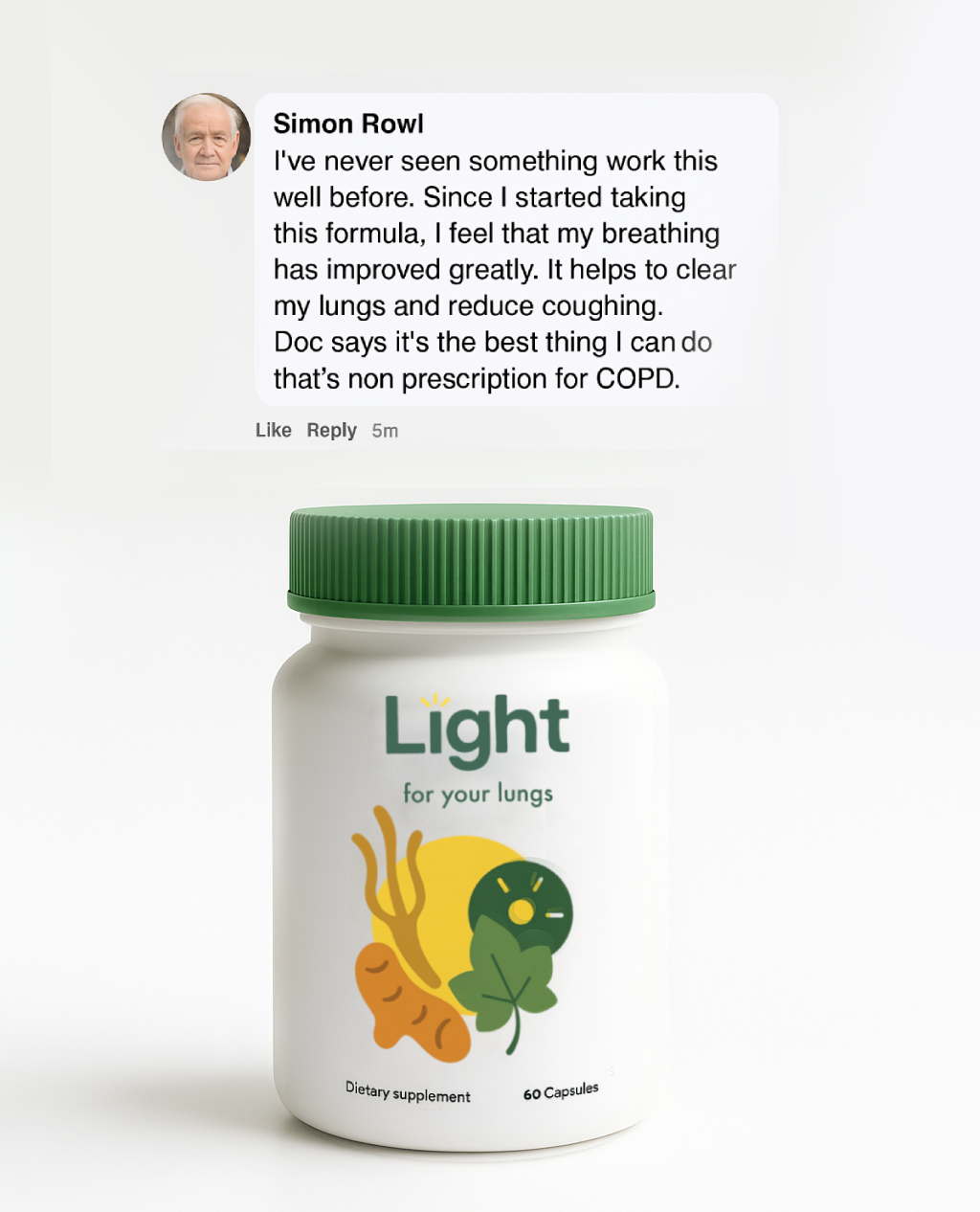 Light - For Your Lungs - 30 Day Supply